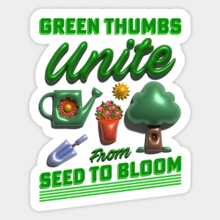 Gardening Sticker